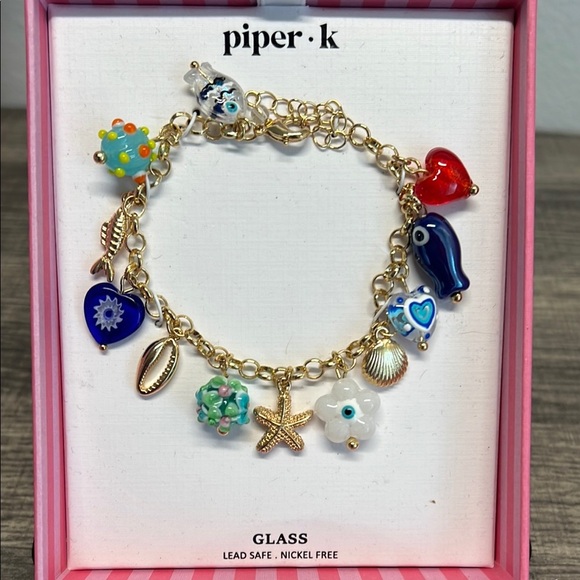 Piper K | Ocean Themed Charm Bracelet - Picture 1 of 8